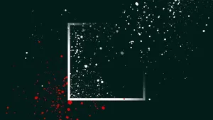 Red And White Splatter Border Backgrounds Wallpaper