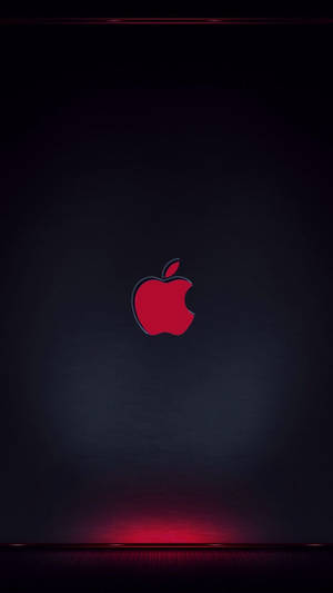 Red Apple Logo Iphone Wallpaper