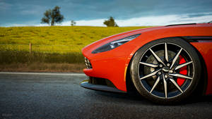 Red Aston Martin Forza Horizon Wallpaper