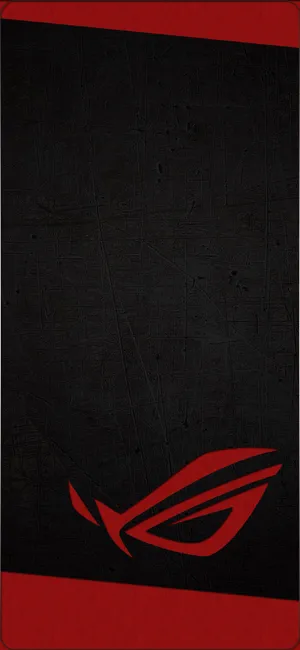 Red Asus Rog Phone Minimalist Art Wallpaper