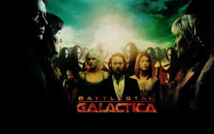 Red Battlestar Galactica Poster Hd Wallpaper