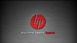 Red Beats Hp Laptop Logo Wallpaper