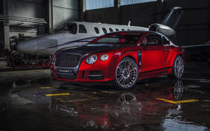 Red Bentley Mansory Modified Wallpaper
