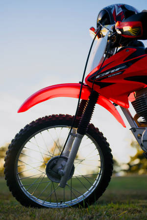 Red Bike Honda Crf100 Wallpaper