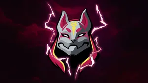 Red Black Fortnite Drift Mask Wallpaper