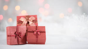 Red Box Small Gift Presents Photography Wallpaper