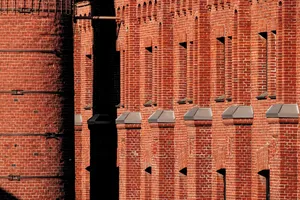 Red Brick Apartment Wallpaper