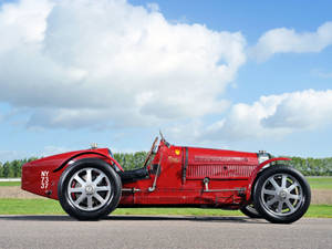 Red Bugatti Type 51 Iphone Wallpaper