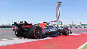 Red Bull Racing Cota Tower Game Wallpaper