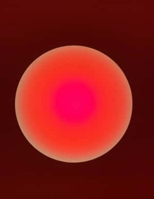 Red Circle Aura Color Wallpaper