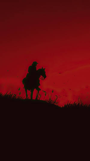 Red Dead Redemption Ii Phone Rider Wallpaper