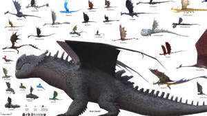 Red Death How To Train Your Dragon Size Chart Wallpaper