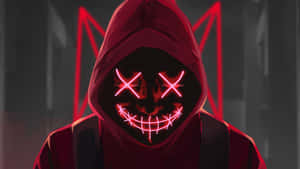 Red Devil 4k Mask Man Wallpaper