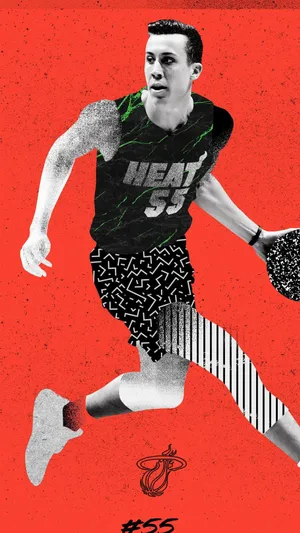 Red Dusty Poster Of Duncan Robinson Wallpaper