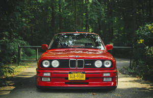 Red E30 M3 Bmw Laptop Wallpaper