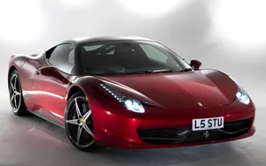 Red Ferrari 458 Wallpaper