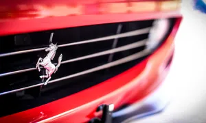 Red Ferrari Logo Wallpaper