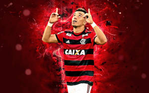 Red Flamengo Fc Fernando Uribe Wallpaper