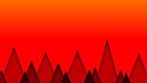 Red Geometric Art Wallpaper