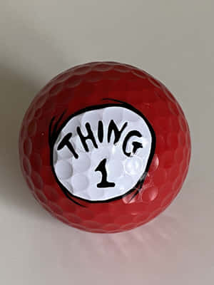 Red Golf Ball Thing1 Wallpaper
