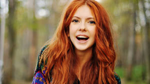 Red Hair Women Ebba Zingmark Wallpaper