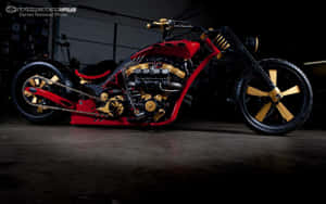 Red Harley Davidson Hd Wallpaper