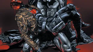 Red Hood And Batman Wallpaper