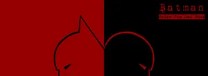 Red Hood Bat Man Minimalist Wallpaper