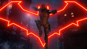 Red Hood Leaping Wallpaper