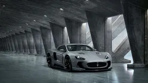 Red Hot Maserati Sports Car Wallpaper