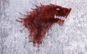 Red House Stark Blood On Fur Wallpaper