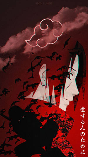 Red Itachi Poster