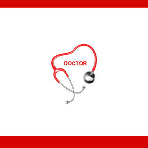 Red Mbbs Doctor And Stethoscope Wallpaper