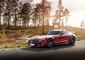 Red Mercedes-benz Amg Gt Wallpaper