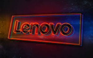 Red Neon Sign Lenovo Official Wallpaper