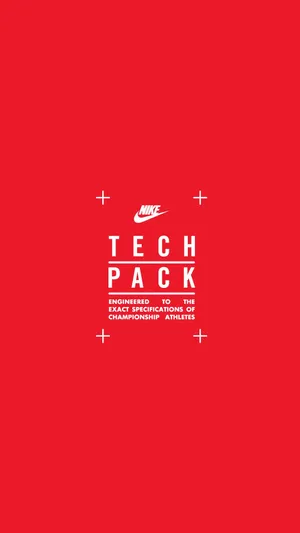 Red Nike 1080 X 1920 Wallpaper