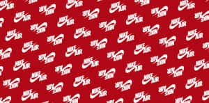 Red Nike - Highlighting Fashion And Performance Wallpaper