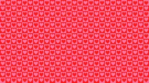 Red Pink Seamless Hearts Valentines Desktop Wallpaper