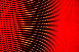 Red Pixel Lights Wallpaper