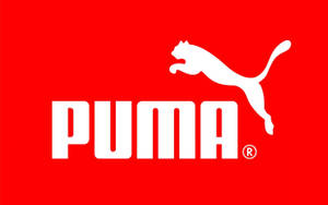 Red Puma Logo Wallpaper
