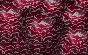 Red Ribbed Surface Wallpaper