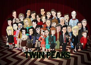 Red Room In Twin Peaks Wallpaper