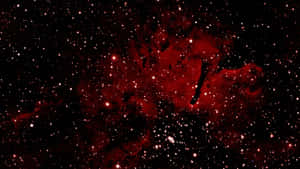 Red Space Big Bright Stars Wallpaper