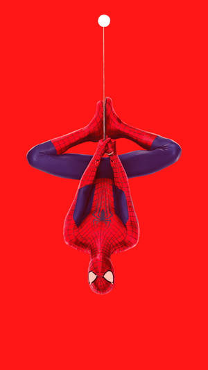 Red Spider-man Redmi Note 9 Punch Hole Wallpaper