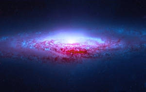 Red Spiral Aesthetic Galaxy Wallpaper