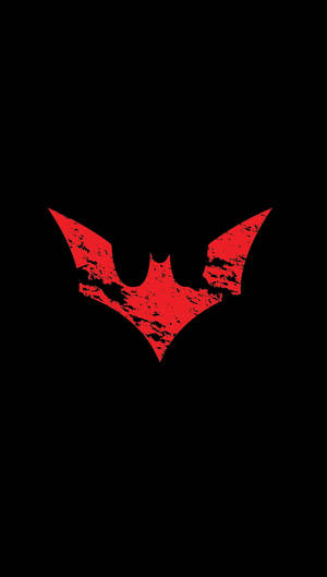 Red Tattered Batman Logo Iphone Wallpaper