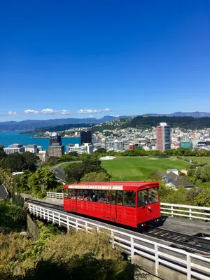 Red Train In Rail Wallpaper