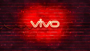Red Vivo Logo Led Wallpaper