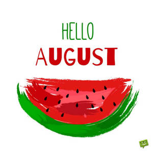 Red Watermelon August Wallpaper