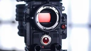 Red Weapon Dragon Camera Wallpaper